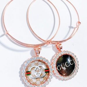 Rose gold Bangles